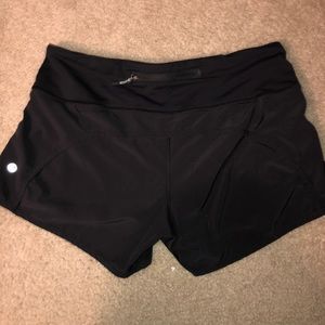 Black lululemon shorts